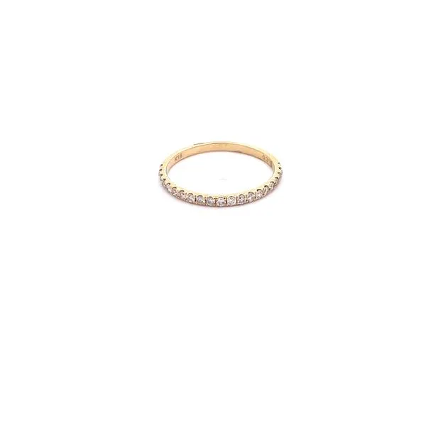 18KT Yellow Gold Diamond Band with 20 Round Stones .31TCW Steve Lennon & Co Jewelers  New Hartford, NY