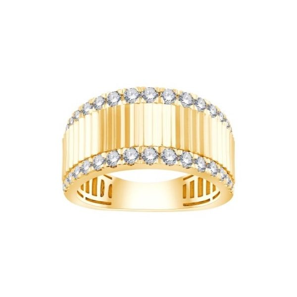 GO 14K Yellow Gold Diamond Fashion Ring Steve Lennon & Co Jewelers  New Hartford, NY