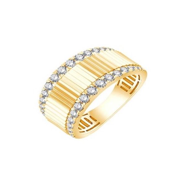 GO 14K Yellow Gold Diamond Fashion Ring Steve Lennon & Co Jewelers  New Hartford, NY