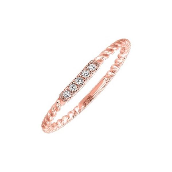 GO 10K Rose Gold Diamond Fashion Ring Steve Lennon & Co Jewelers  New Hartford, NY