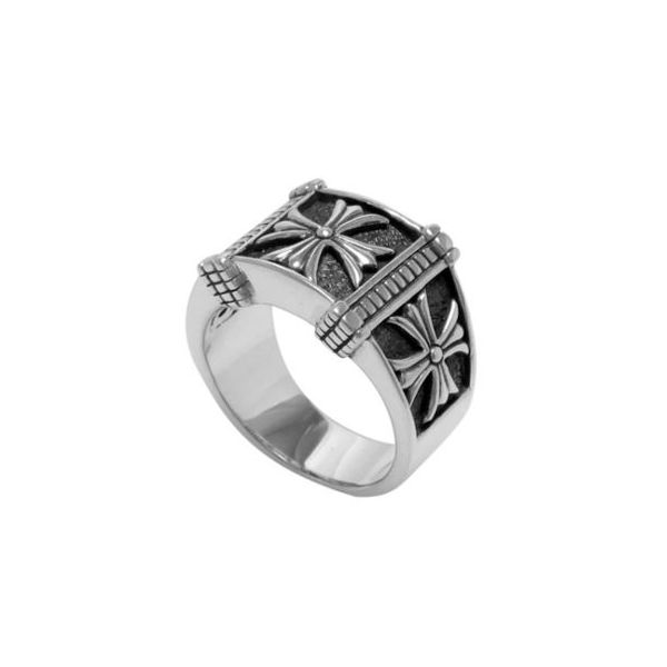 SB Sterling Silver Men's Fashion Ring Steve Lennon & Co Jewelers  New Hartford, NY