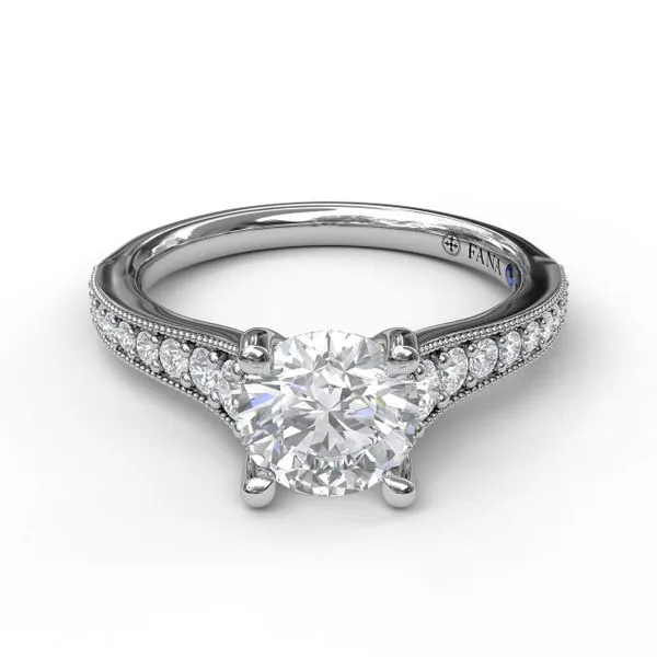 Fana White 14 Karat Ring Size 6.5 With 22=0.35Tw Round Diamonds Steve Lennon & Co Jewelers  New Hartford, NY