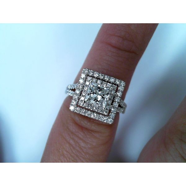 GF 14K White Gold Ladies Engagement Ring Steve Lennon & Co Jewelers  New Hartford, NY