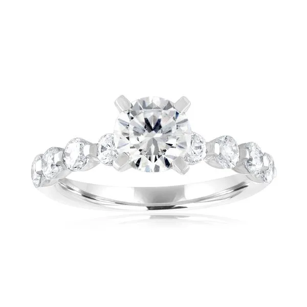 S Lennon Bridal Imagine Collection 14K Yellow Gold Round Diamond Imagine Set Engagement Ring 10 Round Diamonds 2/5 ctw S. Lennon & Co Jewelers New Hartford, NY