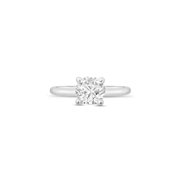 S. Lennon Bridal Eternal Love Collection 14K White Gold Diamond Semi-mount with Hidden Halo and 4 Prong Setting Steve Lennon & Co Jewelers  New Hartford, NY