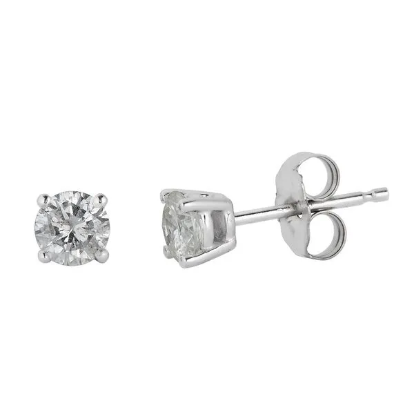 S. Lennon Classics - Diamond STUDS - 4 PRNG PUSH BACK Steve Lennon & Co Jewelers  New Hartford, NY