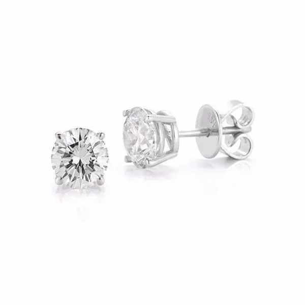 S. Lennon Classics Diamond Studs 1.45tcw 14Kt WG Steve Lennon & Co Jewelers  New Hartford, NY