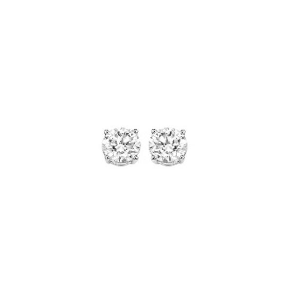 GO 14K White Gold Diamond Stud Earrings Steve Lennon & Co Jewelers  New Hartford, NY