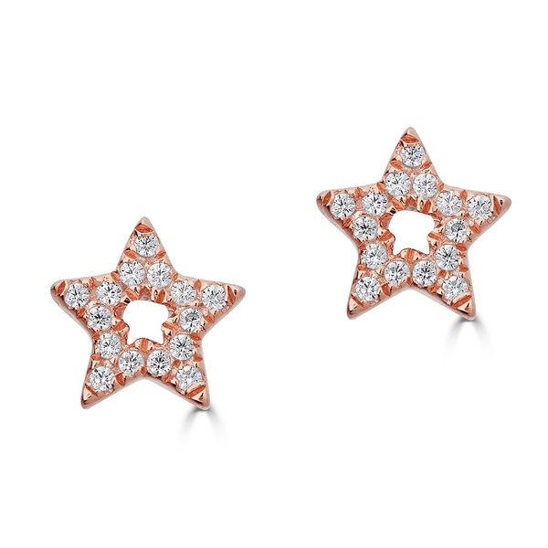 Metrica Star Outline Stud Earrings Steve Lennon & Co Jewelers  New Hartford, NY