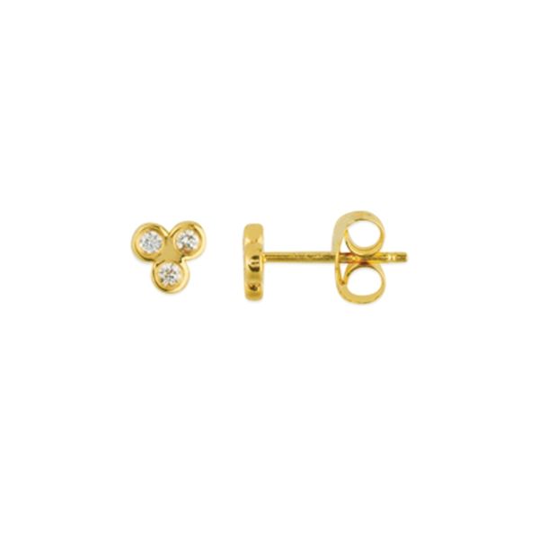 MC 14K Yellow Gold Diamond Fashion Studs Steve Lennon & Co Jewelers  New Hartford, NY