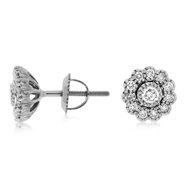 RJM 14K White Gold Diamond Fashion Studs Steve Lennon & Co Jewelers  New Hartford, NY