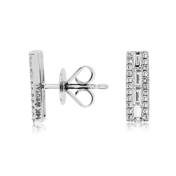 RJM 14K White Gold Diamond Fashion Studs Steve Lennon & Co Jewelers  New Hartford, NY