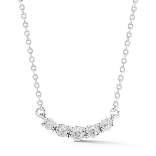 PAR 14K White Gold Diamond Classic Necklace/Pendant Steve Lennon & Co Jewelers  New Hartford, NY