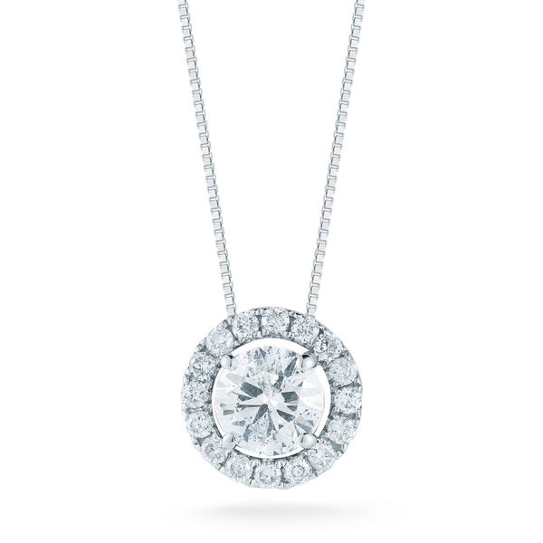PAR 14K White Gold Diamond Classic Necklace/Pendant Steve Lennon & Co Jewelers  New Hartford, NY