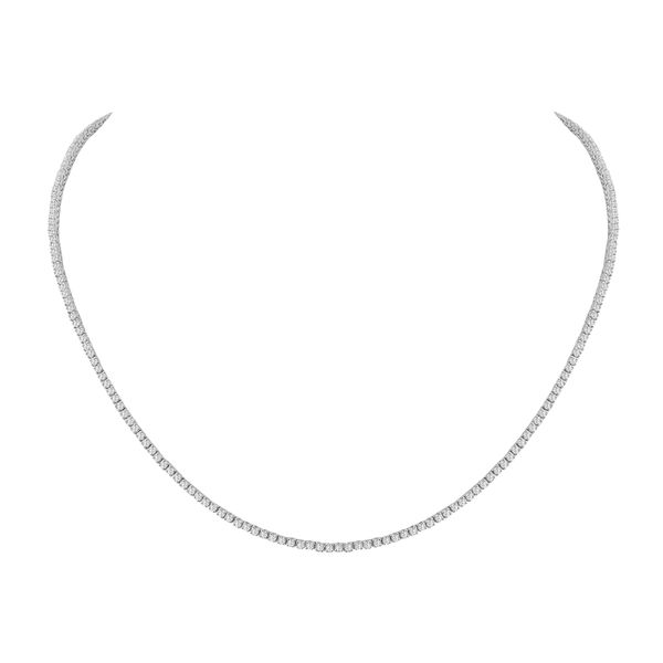 PAR 14K White Gold Diamond Classic Necklace/Pendant Steve Lennon & Co Jewelers  New Hartford, NY