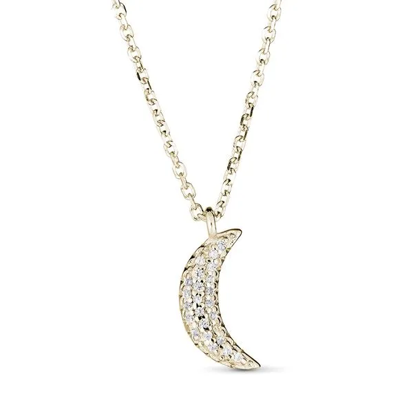 DIAMOND MOON NECKLACE Steve Lennon & Co Jewelers  New Hartford, NY