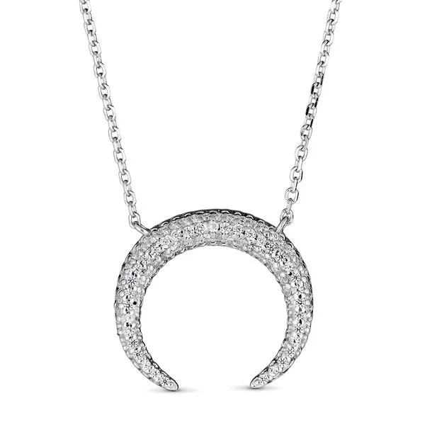 CRESCENT DOWN  DIAMOND  NECKLACE Steve Lennon & Co Jewelers  New Hartford, NY