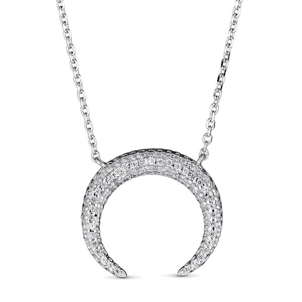 CRESCENT DOWN  DIAMOND  NECKLACE Steve Lennon & Co Jewelers  New Hartford, NY