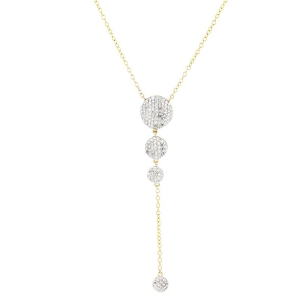 PH 14K Yellow Gold Diamond  Fashion Necklace/ Pendant Steve Lennon & Co Jewelers  New Hartford, NY