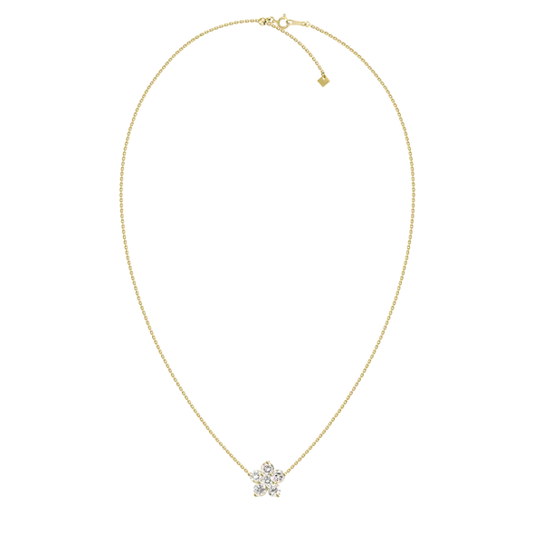 DIAMOND FLOWER NECKLACE Steve Lennon & Co Jewelers  New Hartford, NY