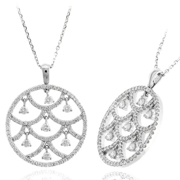 14KW DIAMOND NECKLACE Steve Lennon & Co Jewelers  New Hartford, NY