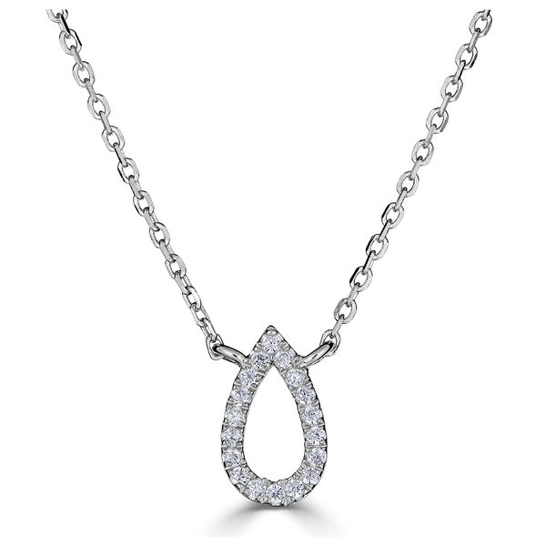 JG 14K White Gold Diamond  Fashion Necklace/ Pendant Steve Lennon & Co Jewelers  New Hartford, NY
