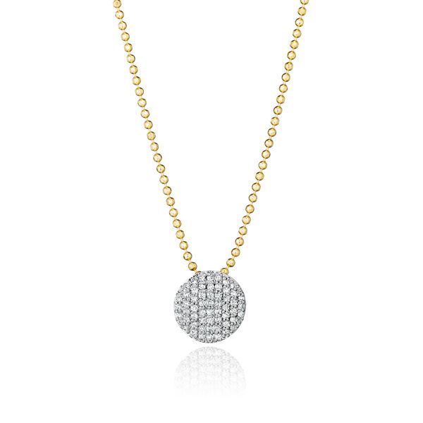 PH 14K Yellow Gold Diamond  Fashion Necklace/ Pendant Steve Lennon & Co Jewelers  New Hartford, NY