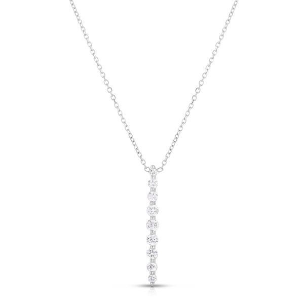 SU 14K White Gold Diamond  Fashion Necklace/ Pendant Steve Lennon & Co Jewelers  New Hartford, NY
