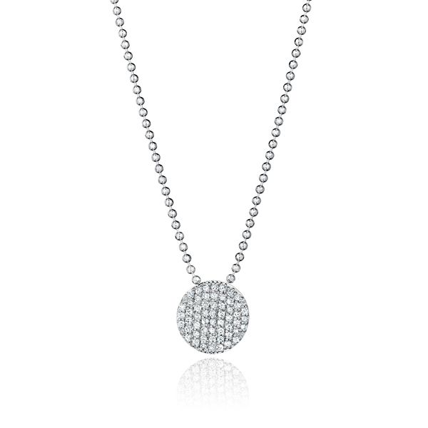 PH 14K White Gold Diamond  Fashion Necklace/ Pendant Steve Lennon & Co Jewelers  New Hartford, NY