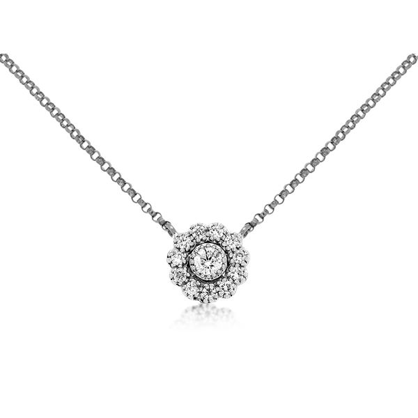RJM 14K White Gold Diamond  Fashion Necklace/ Pendant Steve Lennon & Co Jewelers  New Hartford, NY