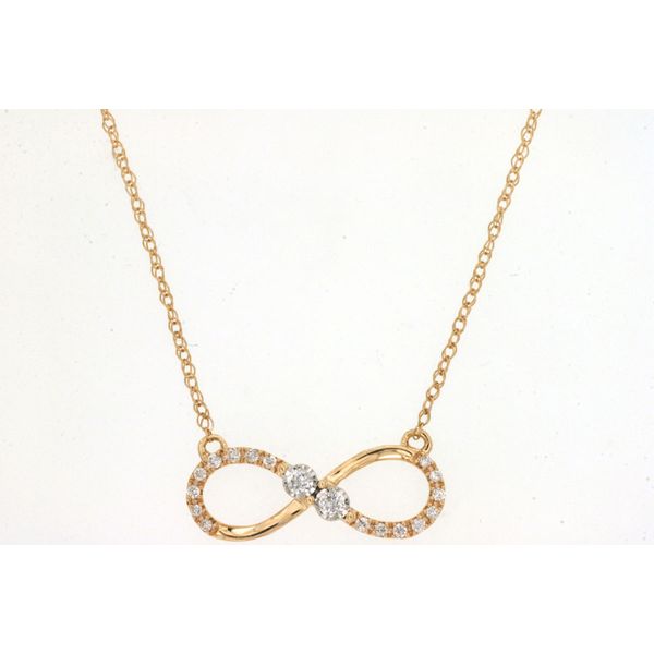 RJM 14K Yellow Gold Diamond  Fashion Necklace/ Pendant Steve Lennon & Co Jewelers  New Hartford, NY