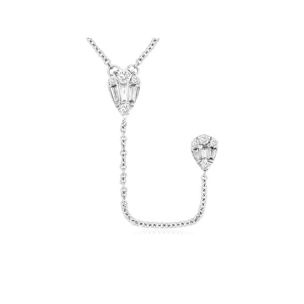 RJM 14K White Gold Diamond  Fashion Necklace/ Pendant Steve Lennon & Co Jewelers  New Hartford, NY