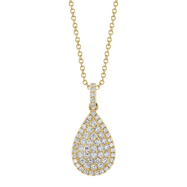 SHY 14K Yellow Gold Diamond  Fashion Necklace/ Pendant Steve Lennon & Co Jewelers  New Hartford, NY