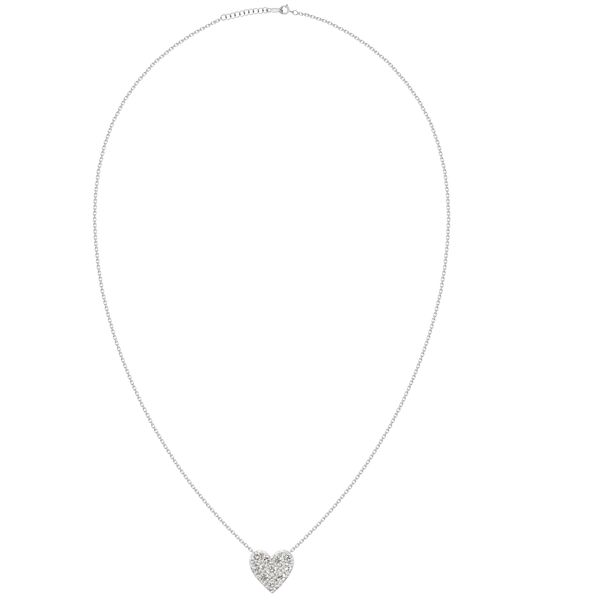 UN 18K White Gold Diamond  Fashion Necklace/ Pendant Steve Lennon & Co Jewelers  New Hartford, NY