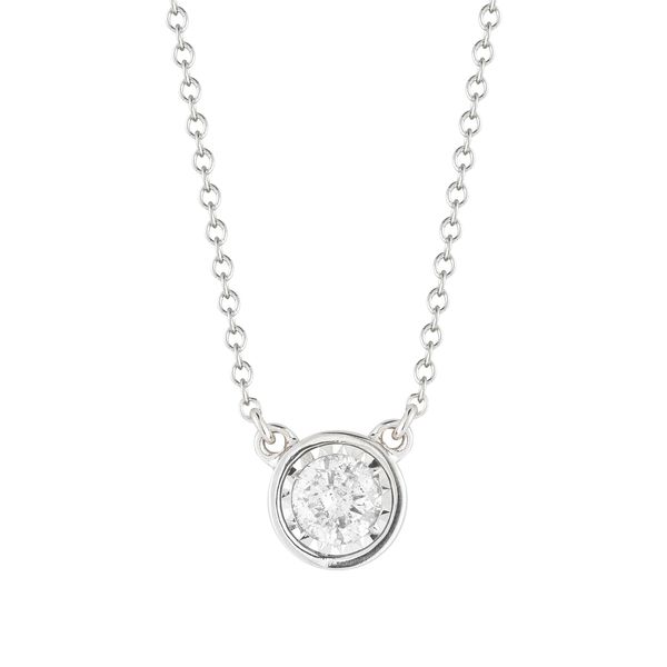PAR 14K White Gold Diamond  Fashion Necklace/ Pendant Steve Lennon & Co Jewelers  New Hartford, NY