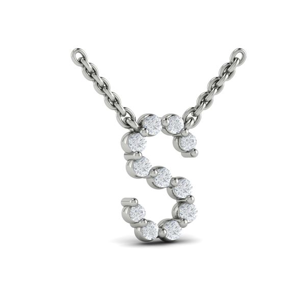 Vlora 14K White Gold Diamond  Fashion Necklace/ Pendant Steve Lennon & Co Jewelers  New Hartford, NY