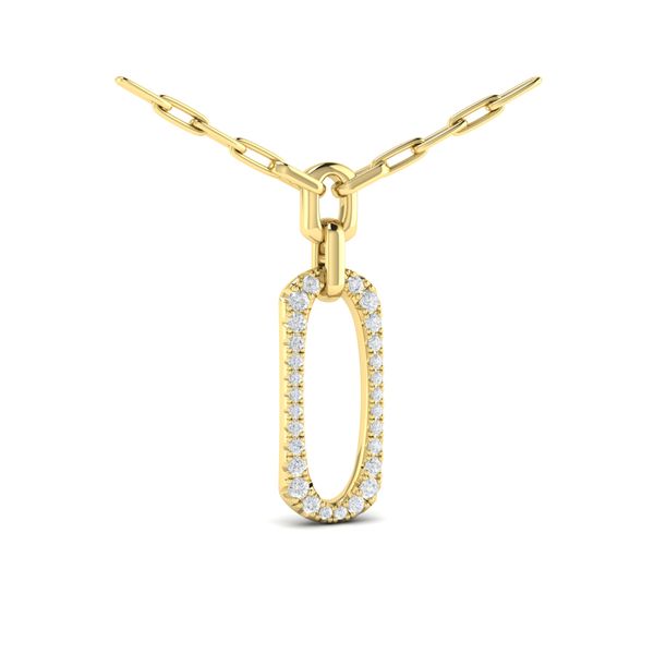 Vlora 14K Yellow Gold Diamond  Fashion Necklace/ Pendant Steve Lennon & Co Jewelers  New Hartford, NY