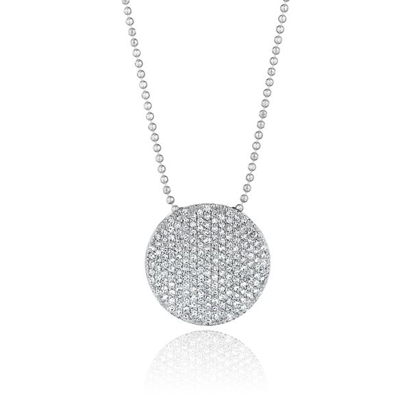 PH 14K White Gold Diamond  Fashion Necklace/ Pendant Steve Lennon & Co Jewelers  New Hartford, NY
