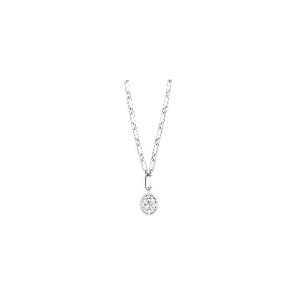 GO 14K White Gold Diamond  Fashion Necklace/ Pendant Steve Lennon & Co Jewelers  New Hartford, NY