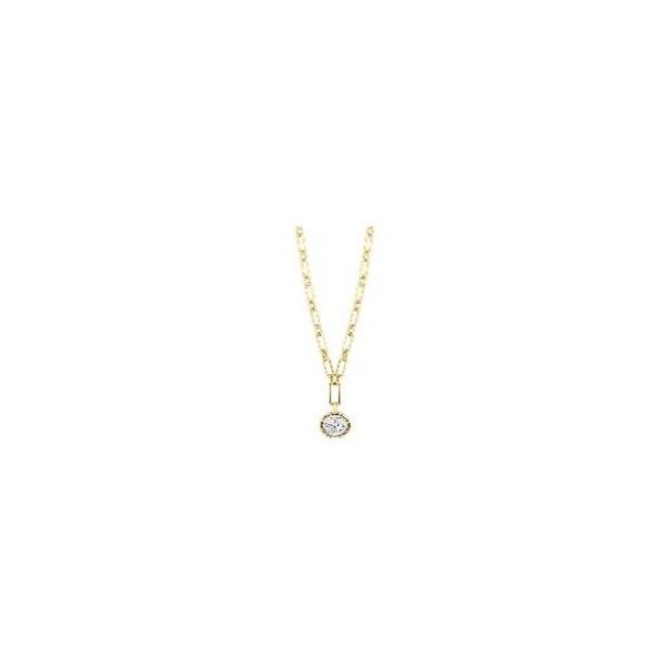 GO 14K Yellow Gold Diamond  Fashion Necklace/ Pendant Steve Lennon & Co Jewelers  New Hartford, NY