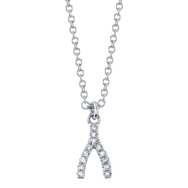 SHY 14K White Gold Diamond  Fashion Necklace/ Pendant Steve Lennon & Co Jewelers  New Hartford, NY