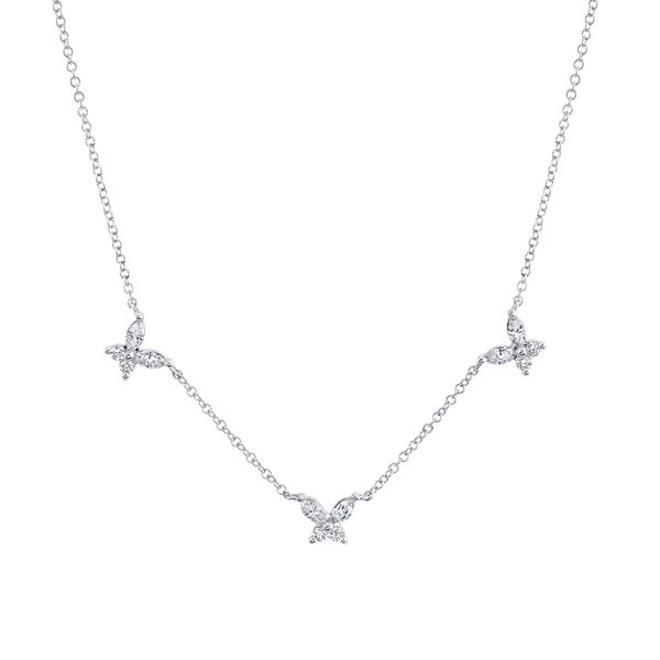 SHY 14K White Gold Diamond  Fashion Necklace/ Pendant Steve Lennon & Co Jewelers  New Hartford, NY