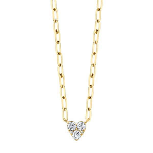 SHY 14K Yellow Gold Diamond  Fashion Necklace/ Pendant Steve Lennon & Co Jewelers  New Hartford, NY