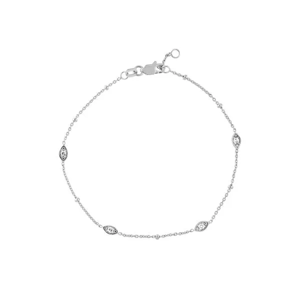MARQUISE STATION BRACELET Steve Lennon & Co Jewelers  New Hartford, NY