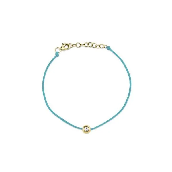 Shy Creation -14KY 0.09CT DIAMOND STRING BRACELET Steve Lennon & Co Jewelers  New Hartford, NY