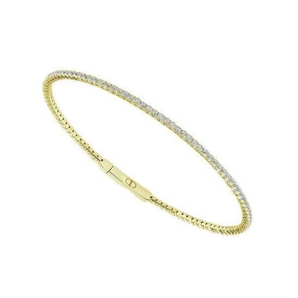 IDD 14K Yellow Gold Diamond Bracelet/ Bangle Steve Lennon & Co Jewelers  New Hartford, NY