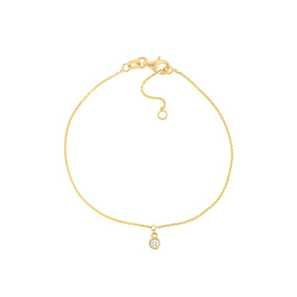 MC 14K Yellow Gold Diamond Bracelet/ Bangle Steve Lennon & Co Jewelers  New Hartford, NY