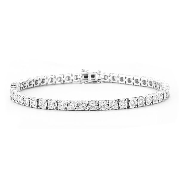 S. Lennon Classics - White 14 Karat Tennis Diamond Bracelets With 3.00Tw Round Diamonds Steve Lennon & Co Jewelers  New Hartford, NY
