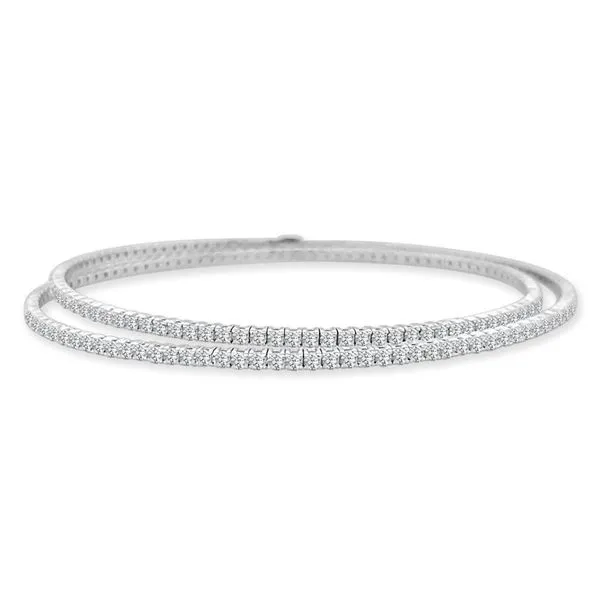 S. Lennon Classic 14KT YG 4 Prong Double Wrap Diamond Solitiare Tennis Bracelet 2.05TCW Steve Lennon & Co Jewelers  New Hartford, NY