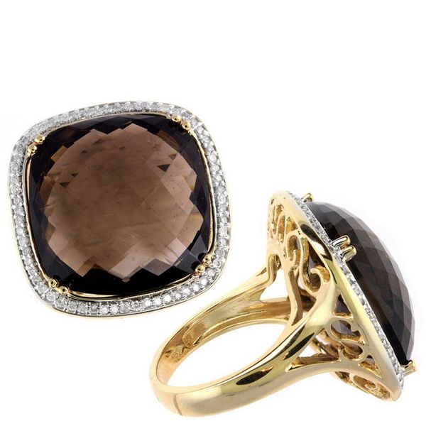 RG Unknown Rose Gold Colored Stone Ring Steve Lennon & Co Jewelers  New Hartford, NY